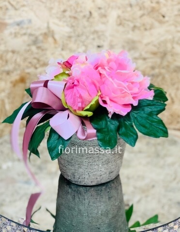 Composizione con mix floreale