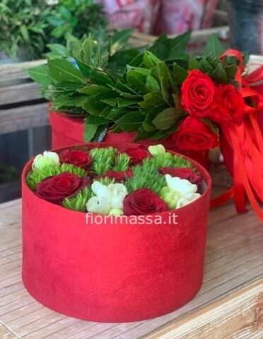 Box cappelliera floreale