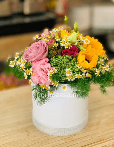 Box floreale con fiori misti